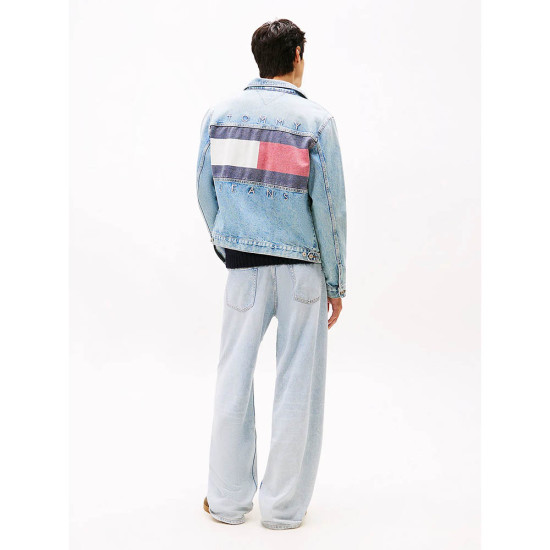 Tommy Hilfiger Ανδρικό jacket Ryan Back Logo Denim Trucker Jacket